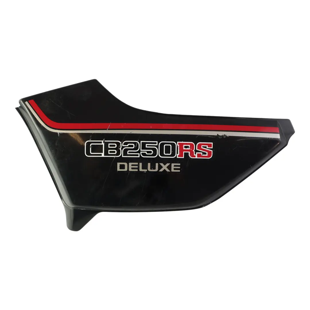 CB250 RS Panneau Cache Latéral Garniture Moulure Gauche pour Honda à propos du numéro de pièce 83740417A0100 Honda CB250 RS Panneau Cache Latéral Garniture Moulure Gauche - SKU 83740417A0100 - Numéro de pièce 83740417A0100
