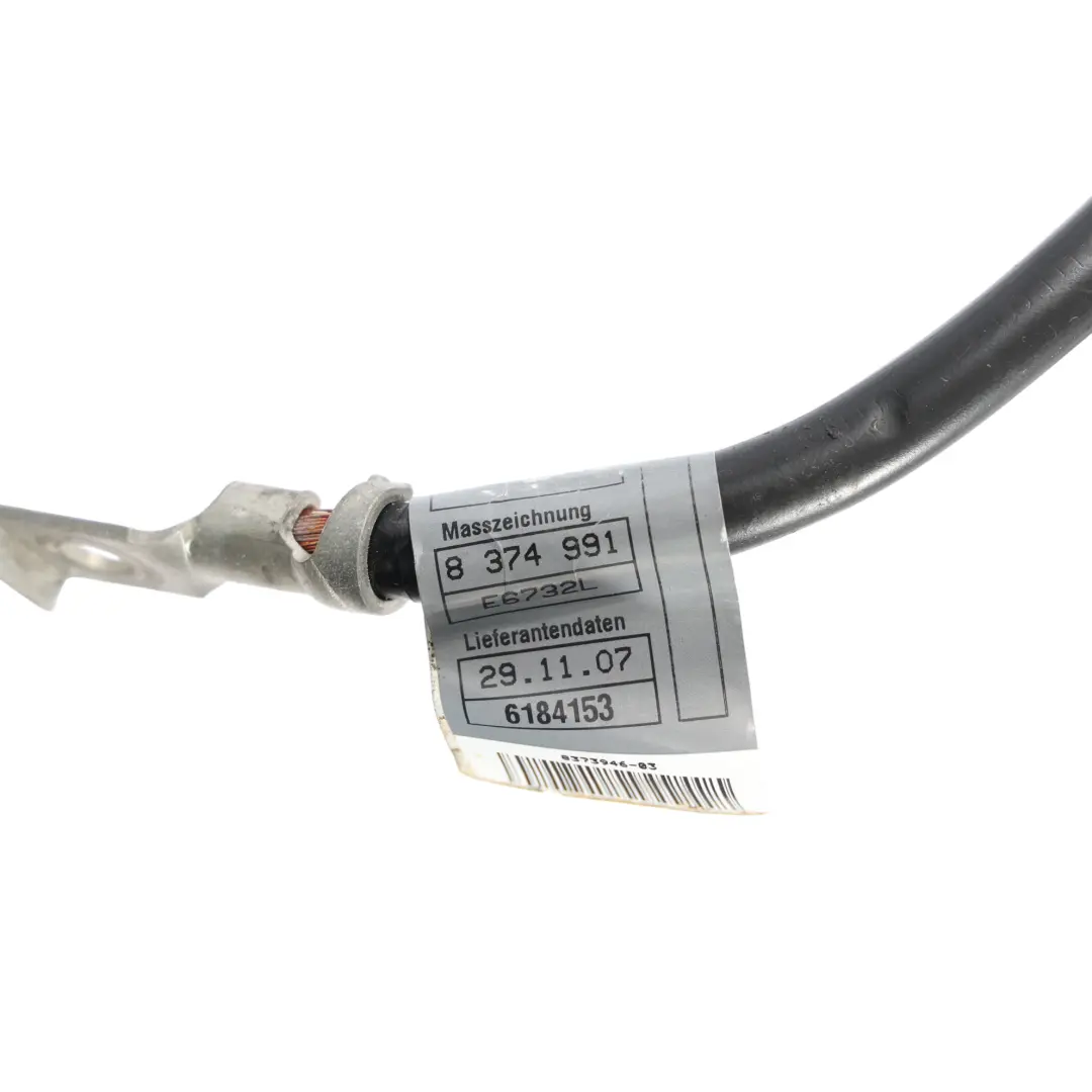 BMW Z4 E85 E86 Câble Négatif Moins Batterie Faisceau - SKU 8374991 - Numéro de pièce 8374991