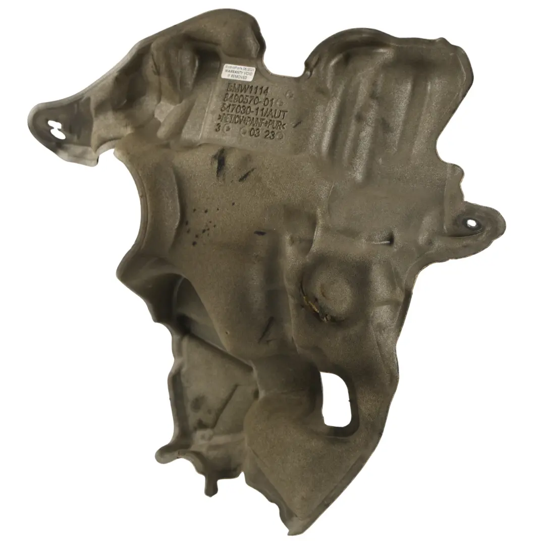 BMW F10 F11 X3 F15 F25 Front Acoustic Cover Heat Insulation - SKU 8490570 - Part number 8490570