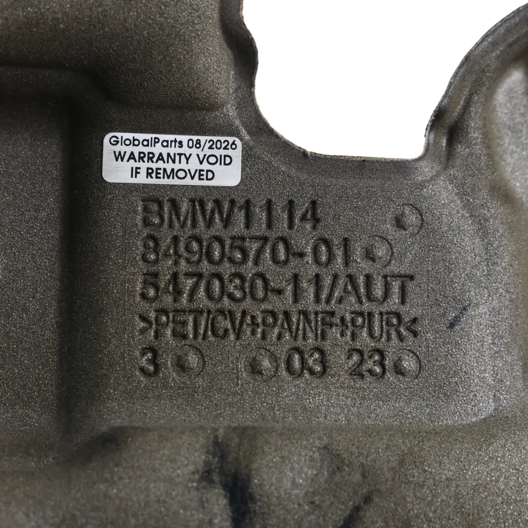 BMW F10 F11 X3 F15 F25 Front Acoustic Cover Heat Insulation - SKU 8490570 - Part number 8490570