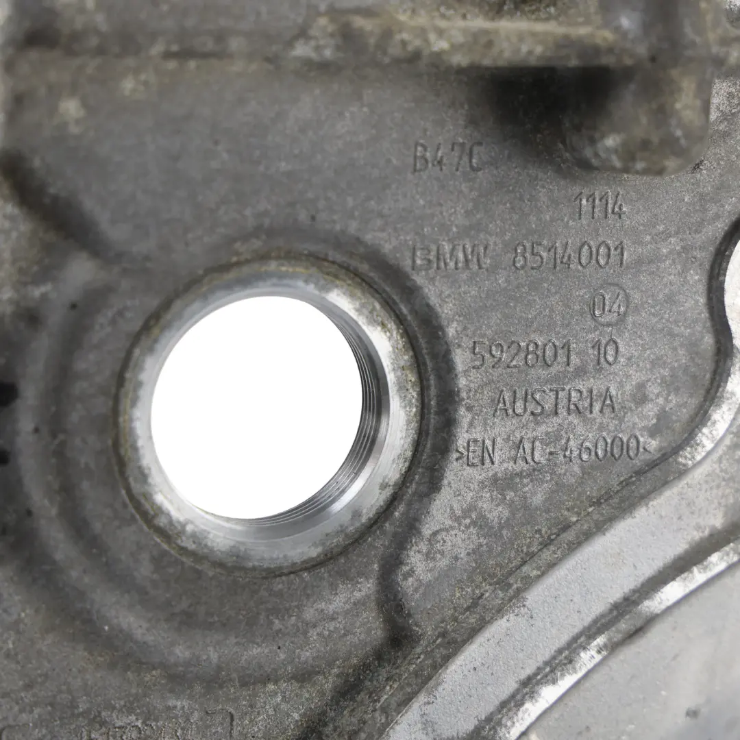 Timing Case Front Cover B47 218d 220d Diesel 8514001 to BMW F45 Active Tourer with Part number 8514002 BMW F45 Active Tourer Timing Case Front Cover B47 218d 220d Diesel 8514001 - SKU 8514002 - Part number 8514002