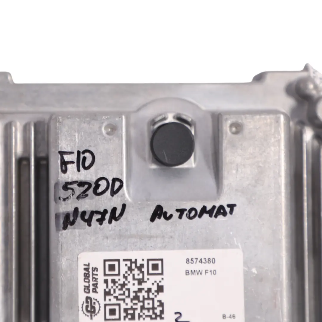 BMW F10 520d N47N 184HP Engine Control Unit ECU DDE Automatic - SKU 8574380 - Part number 8574380