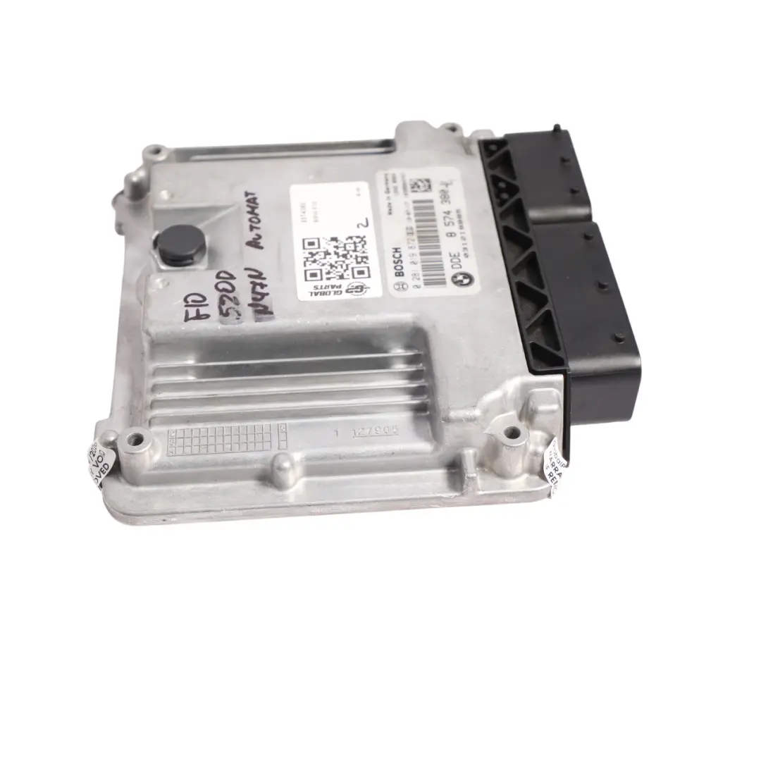 N47N 184HP Engine Control Unit ECU DDE Automatic to BMW F10 520d with Part number 8574380 BMW F10 520d N47N 184HP Engine Control Unit ECU DDE Automatic - SKU 8574380 - Part number 8574380