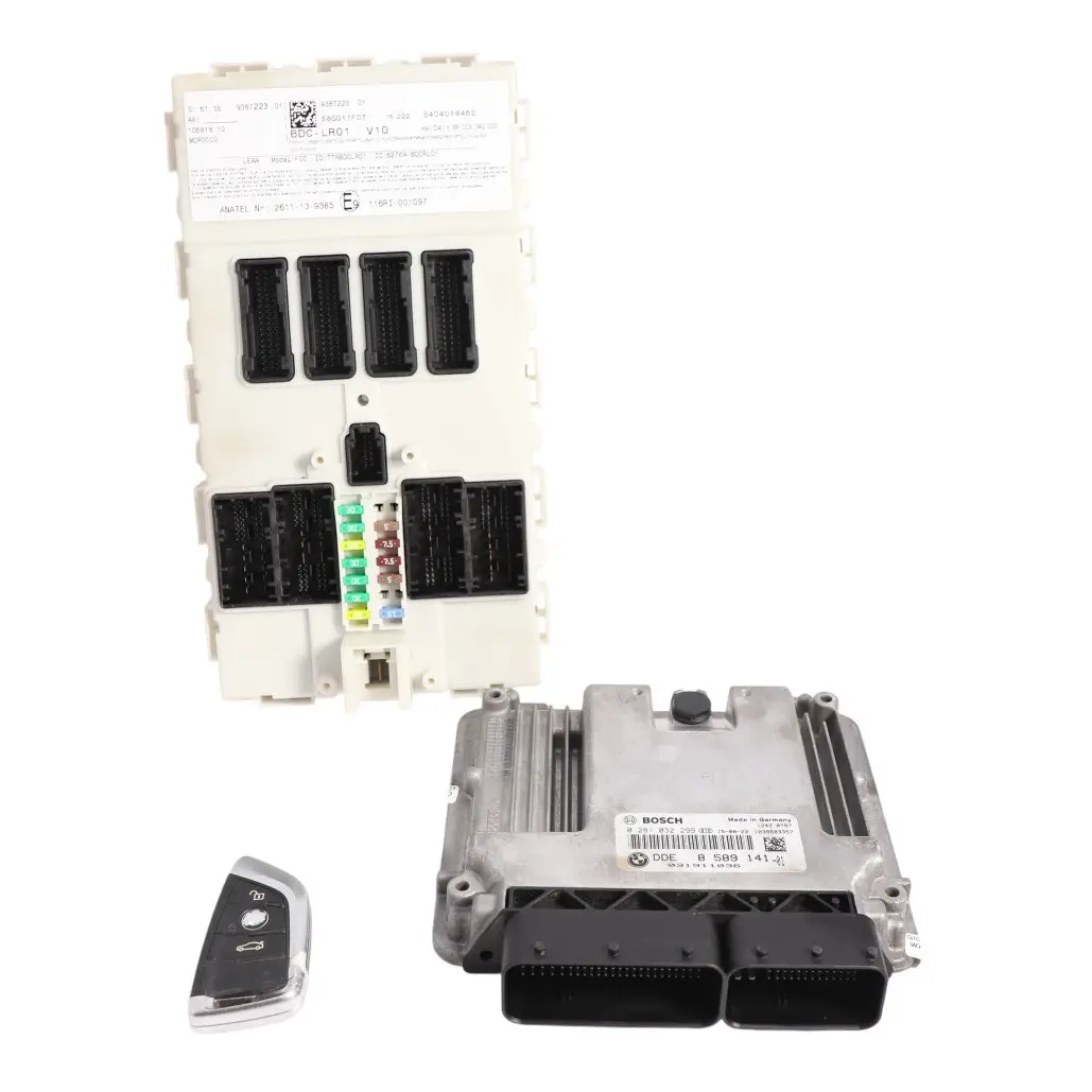 BMW F46 B37 216d 116HP Engine Unit ECU DDE Kit Lock BDC Key 8589141 Automatic