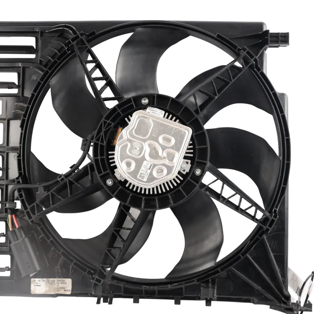 BMW F40 F44 X1 F48 Mini F60 Radiator Fan Shroud Engine Cooling Unit 600W - SKU 8596241-2 - Part number 8596241