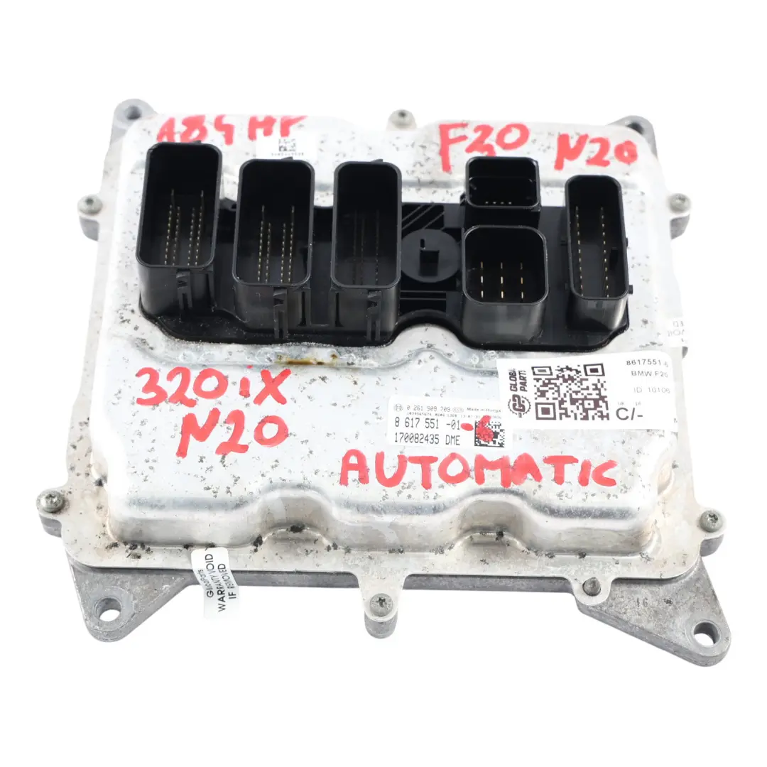 BMW F30 F31 F34 F36 N20 xDrive 184PS Motor Steuergerät ECU DME Automatik - SKU 8617551-6 - Teilenummer 8617551
