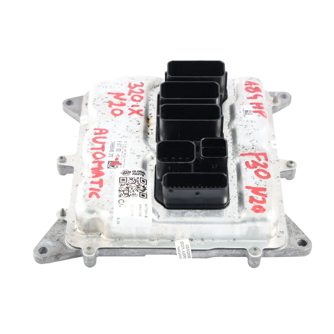 BMW F30 F31 F34 F36 N20 xDrive 184HP ECU DME Motor Automático - SKU 8617551-6 - Número de pieza 8617551