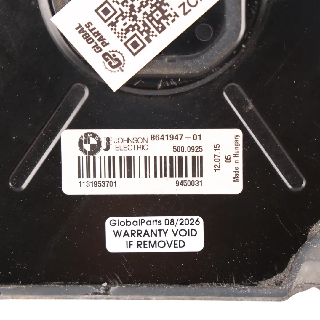 Radiator BMW F30 F31 F32 N57N Engine Cooling Radiator Fan to with Part number 8641965 Radiator BMW F30 F31 F32 N57N Engine Cooling Radiator Fan - SKU 8641965-2 - Part number 8641965