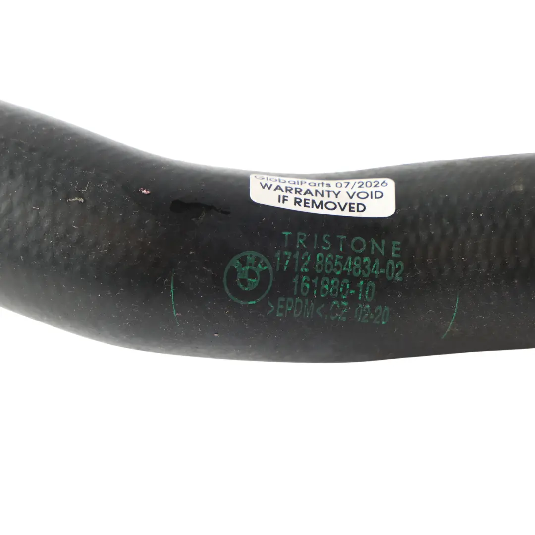 Coolant Radiator Hose Pipe 2.0 Petrol Hybrid to BMW G20 G21 with Part number 8654834 BMW G20 G21 Coolant Radiator Hose Pipe 2.0 Petrol Hybrid - SKU 8654834 - Part number 8654834
