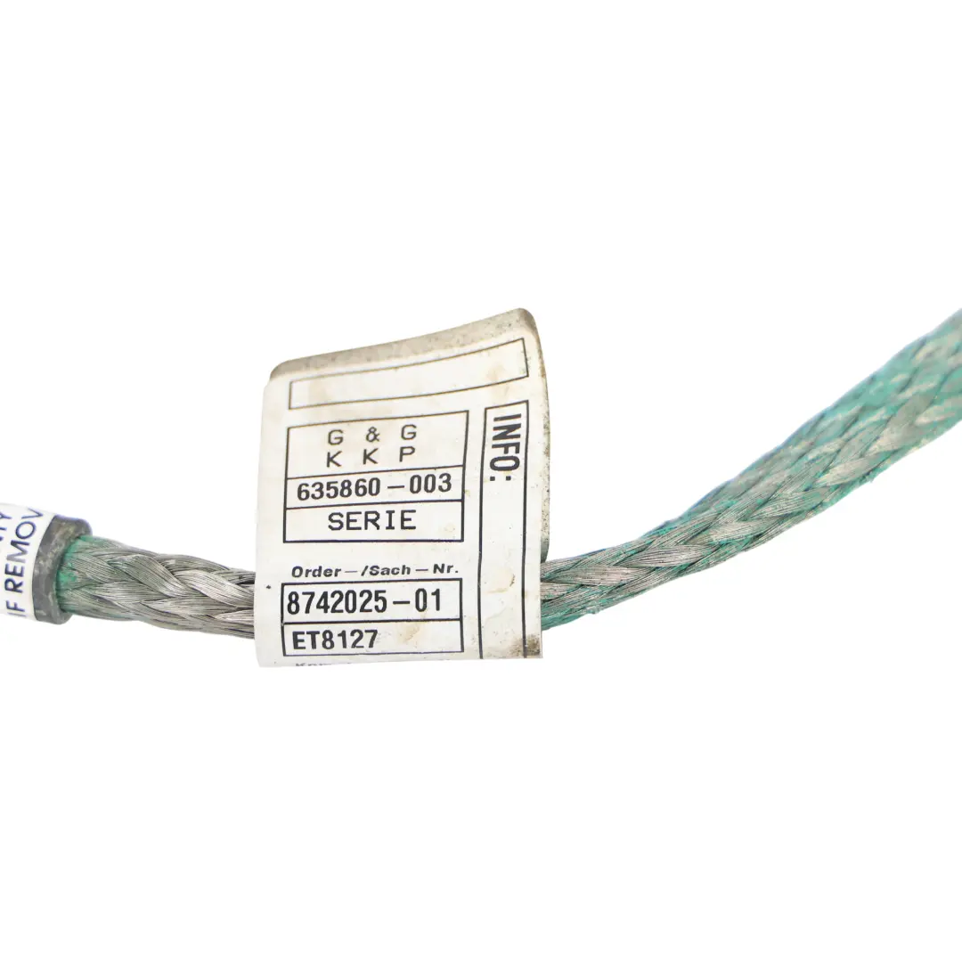 Batterie Massekabel Erdungskabel für BMW G20 G21 G31 mit Teilenummer 8742025 BMW G20 G21 G31 Batterie Massekabel Erdungskabel - SKU 8742025 - Teilenummer 8742025
