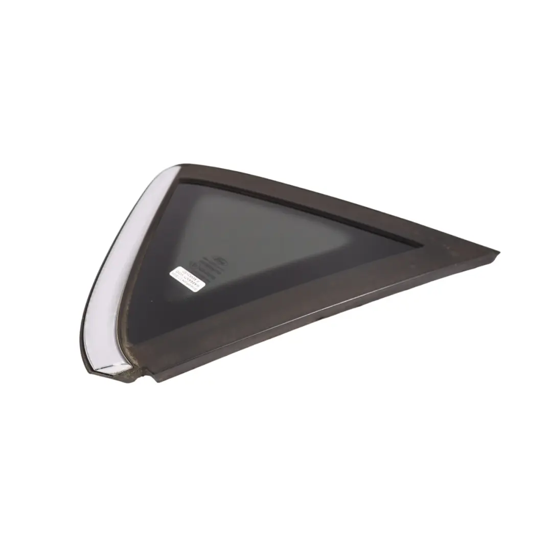 Quarter Glass Window Tinted Chrome Right O/S to Ford Fiesta Mk7 Rear with Part number 8A61-A29750-B Ford Fiesta Mk7 Rear Quarter Glass Window Tinted Chrome Right O/S - SKU 8A61-A29750-B - Part number 8A61-A29750-B