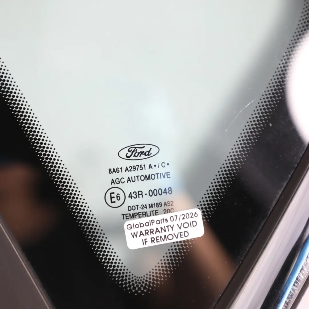 Ford Fiesta Mk7 Quarter Glass Rear Left N/S - SKU 8A61-A29751-AC - Part number 8A61-A29751-AC