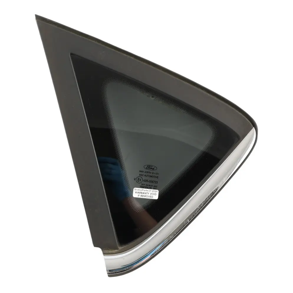 Ford Fiesta Mk7 Rear Quarter Side Window Glass Left N/S AS3 Tinted 8A61-A29751-B