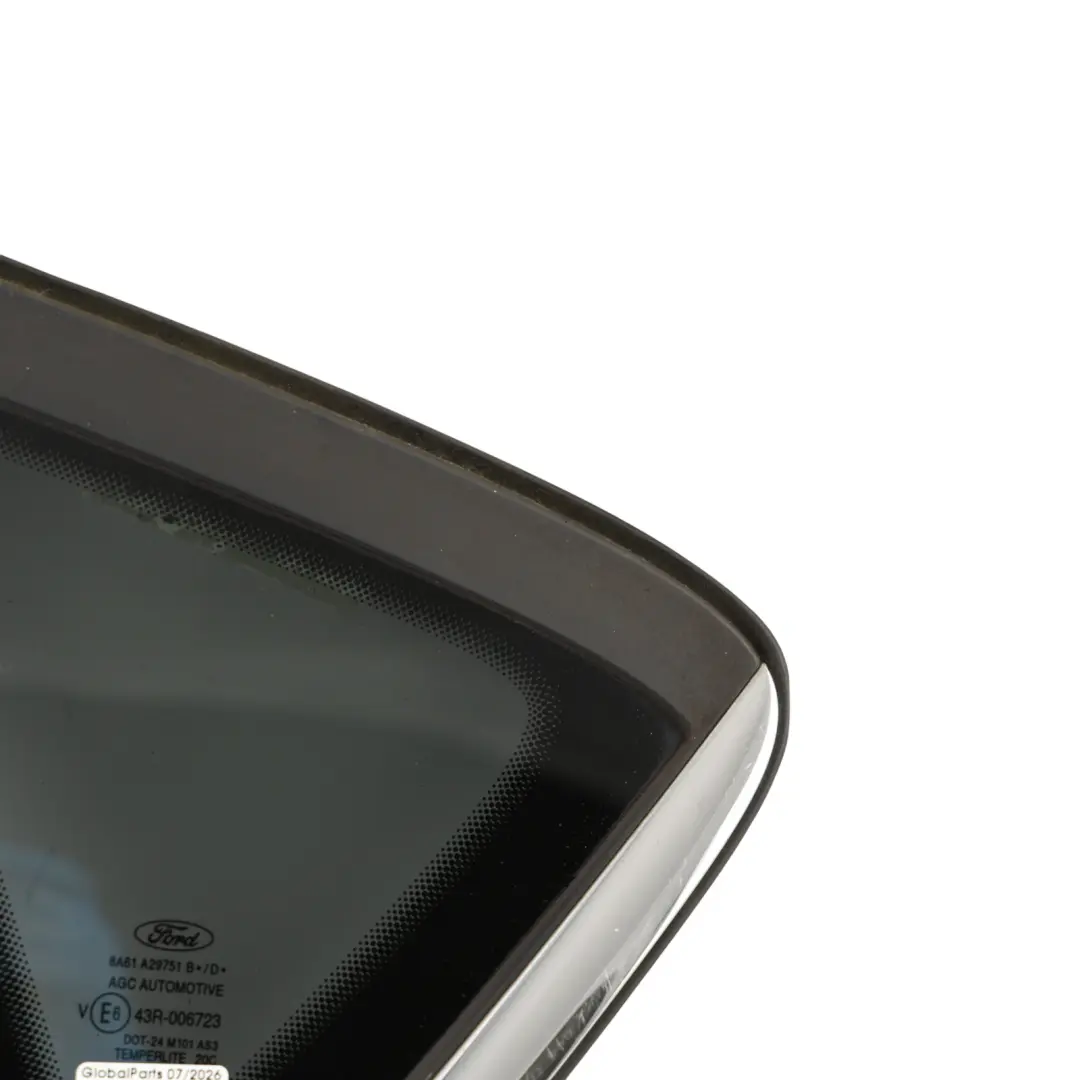 Ford Fiesta Mk7 Rear Quarter Side Window Glass Left N/S AS3 Tinted - SKU 8A61-A29751-B - Part number 8A61-A29751-B