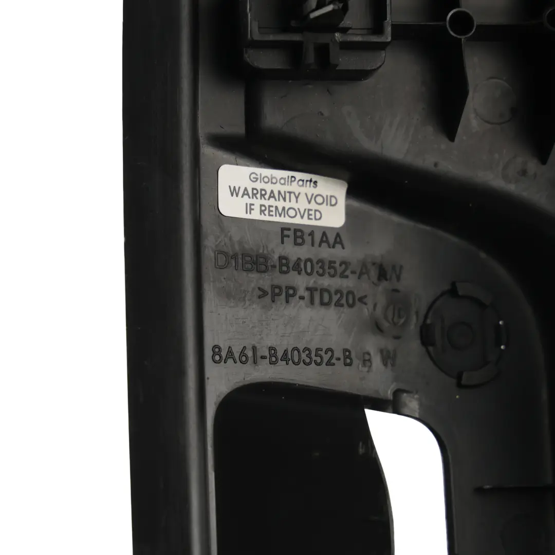 Ford Fiesta Mk7 Tailgate Boot Step Trim Cover Black - SKU 8A61-B40352-BBW - Part number 8A61-B40352-BBW