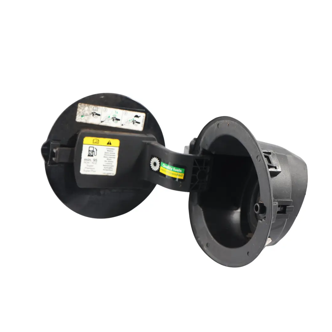 Ford Fiesta MK7 Tankdeckel Klappe Abdeckung Träger Panther Schwarz Metallic D9 - SKU 8A61A27936AN-PBL - Teilenummer 8A61A27936AN