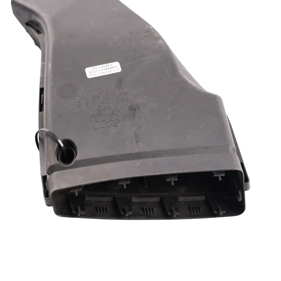 Intake Channel Guide Duct Hose Pipe to Audi A4 B6 B7 Air with Part number 8E0129618D Audi A4 B6 B7 Air Intake Channel Guide Duct Hose Pipe - SKU 8E0129618D - Part number 8E0129618D