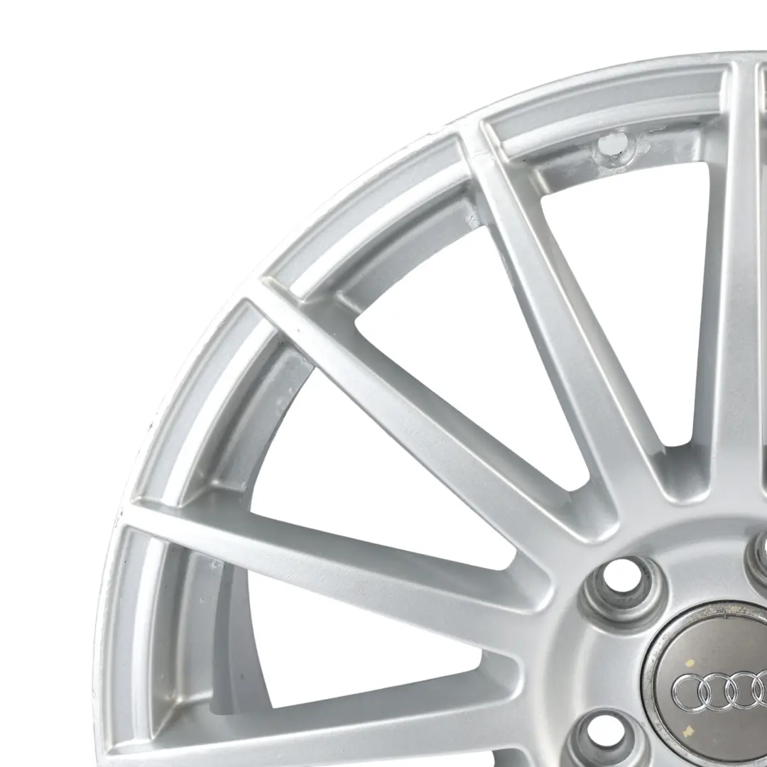 Audi A4 B7 A6 C6 Alloy Wheel Rim 18" 8J ET:43 15 Spoke Silver - SKU 8E0601025AT-2 - Part number 8E0601025AT