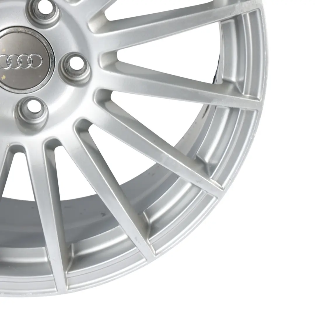 Audi A4 B7 A6 C6 Alloy Wheel Rim 18" 8J ET:43 15 Spoke Silver - SKU 8E0601025AT-2 - Part number 8E0601025AT