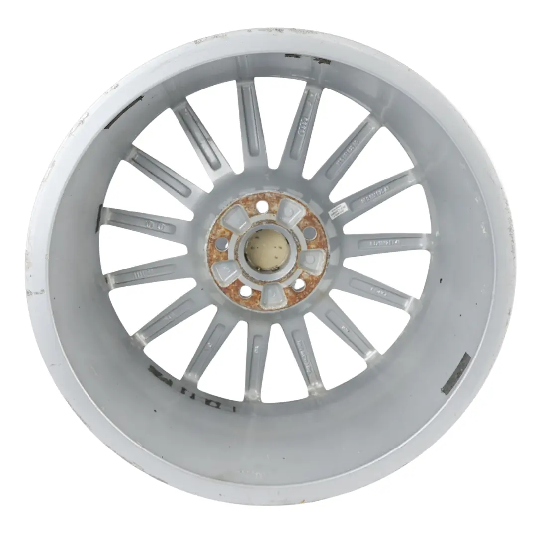 Alloy Wheel Rim 18" 8J ET:43 15 Spoke Silver to Audi A4 B7 A6 C6 with Part number 8E0601025AT Audi A4 B7 A6 C6 Alloy Wheel Rim 18" 8J ET:43 15 Spoke Silver - SKU 8E0601025AT-3 - Part number 8E0601025AT