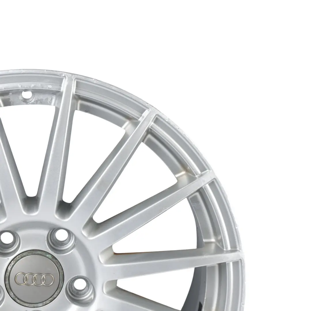 Alloy Wheel Rim 18" 8J ET:43 15 Spoke Silver to Audi A4 B7 A6 C6 with Part number 8E0601025AT Audi A4 B7 A6 C6 Alloy Wheel Rim 18" 8J ET:43 15 Spoke Silver - SKU 8E0601025AT-3 - Part number 8E0601025AT