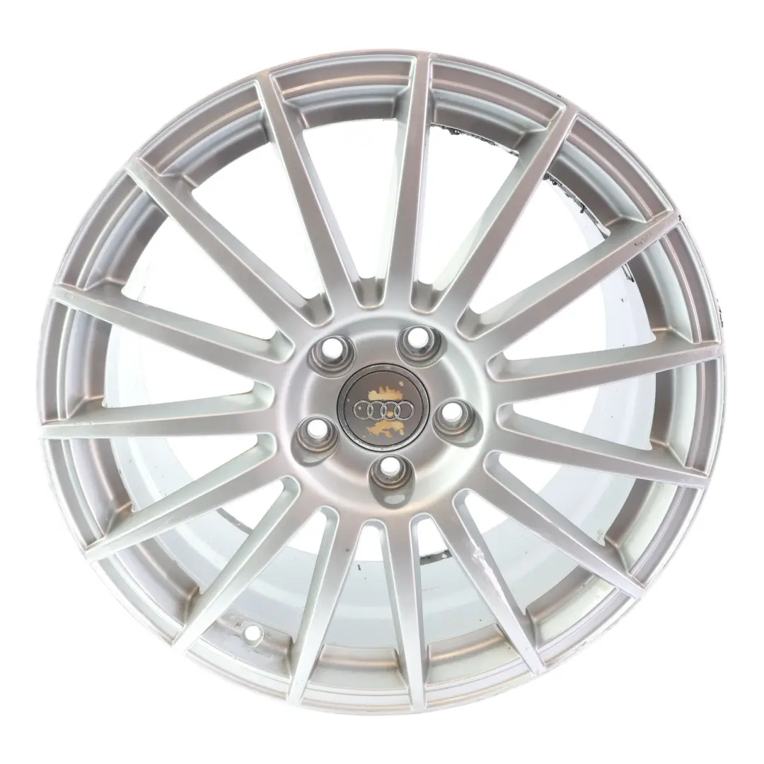 Felga 18" 8J ET43 15-Ramienna Srebrna do Audi A4 B7 A6 C6 o numerze 8E0601025AT Audi A4 B7 A6 C6 Felga 18" 8J ET43 15-Ramienna Srebrna - SKU 8E0601025AT-4 - Numer Części 8E0601025AT