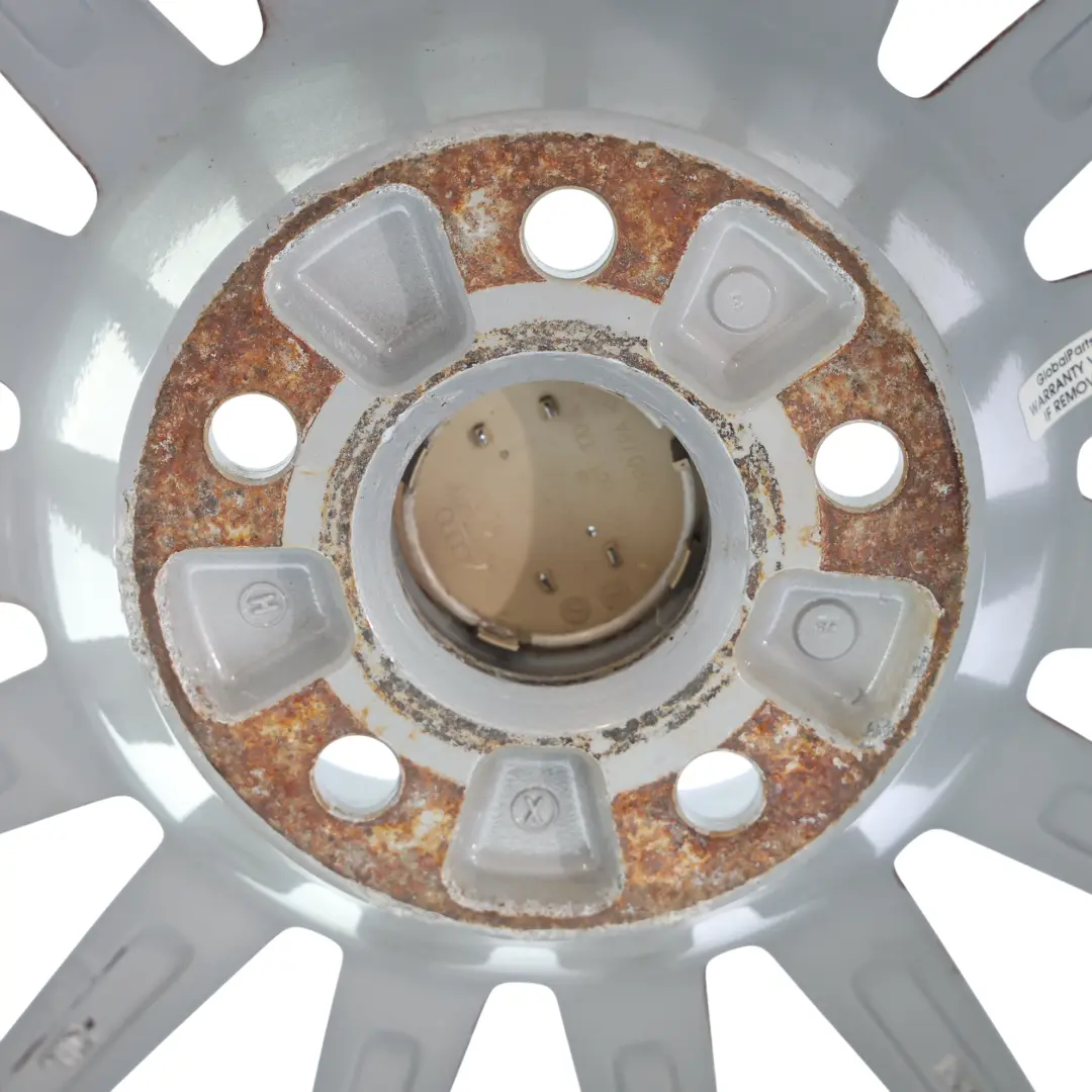 Audi A4 B7 A6 C6 Alloy Wheel Rim 18" 8J ET:43 15 Spoke Silver - SKU 8E0601025AT-4 - Part number 8E0601025AT