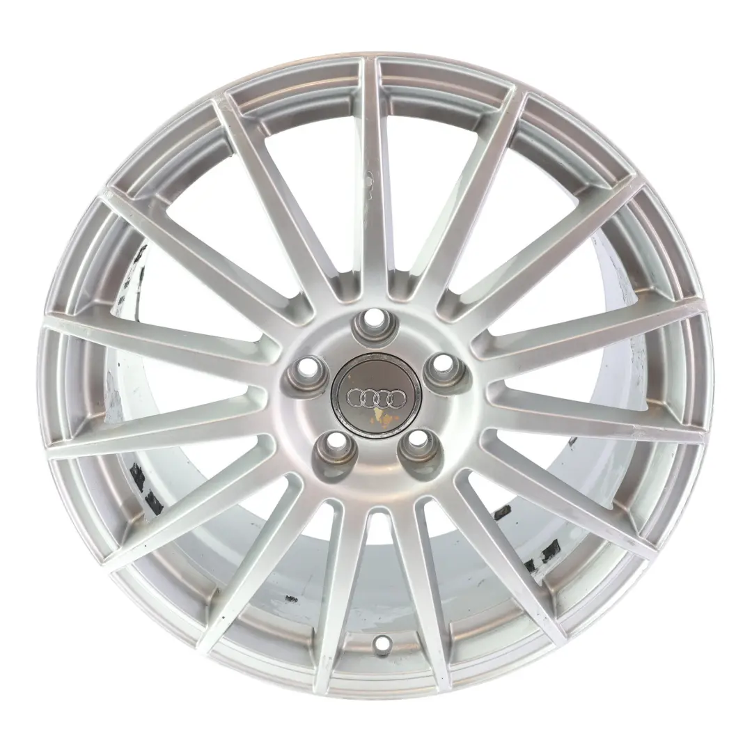 Felga 18" 8J ET:43 15-Ramienna Srebrna do Audi A4 B7 A6 C6 o numerze 8E0601025AT Audi A4 B7 A6 C6 Felga 18" 8J ET:43 15-Ramienna Srebrna - SKU 8E0601025AT-5 - Numer Części 8E0601025AT