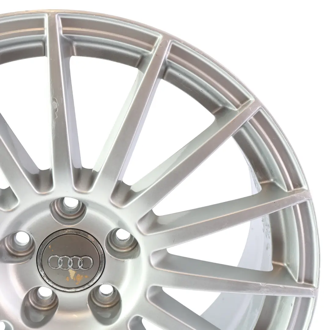 Audi A4 B7 A6 C6 Felga 18" 8J ET:43 15-Ramienna Srebrna - SKU 8E0601025AT-5 - Numer Części 8E0601025AT