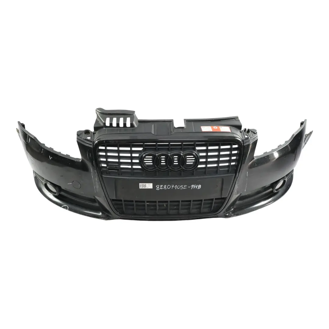 Front Bumper Panel Cover Phantom Black - Z9Y to Audi A4 B7 with Part number 8E0807105E Audi A4 B7 Front Bumper Panel Cover Phantom Black - Z9Y - SKU 8E0807105E-PHB - Part number 8E0807105E