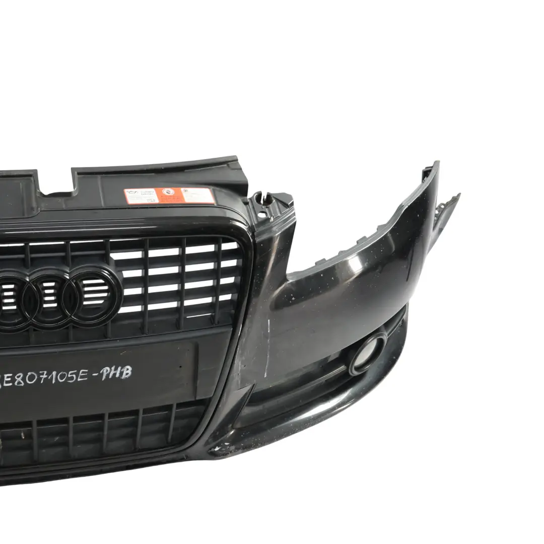 Front Bumper Panel Cover Phantom Black - Z9Y to Audi A4 B7 with Part number 8E0807105E Audi A4 B7 Front Bumper Panel Cover Phantom Black - Z9Y - SKU 8E0807105E-PHB - Part number 8E0807105E