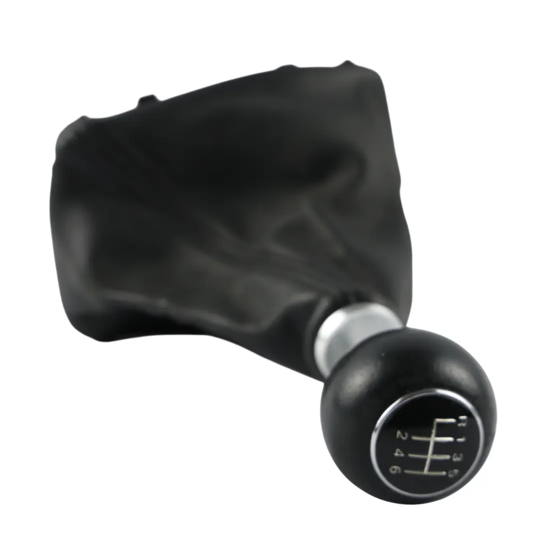 Audi A4 B7 Gałka Zmiany Biegów 6-Biegowa Skórzana Soul Black - SKU 8E0863278DG - Numer Części 8E0863278DG