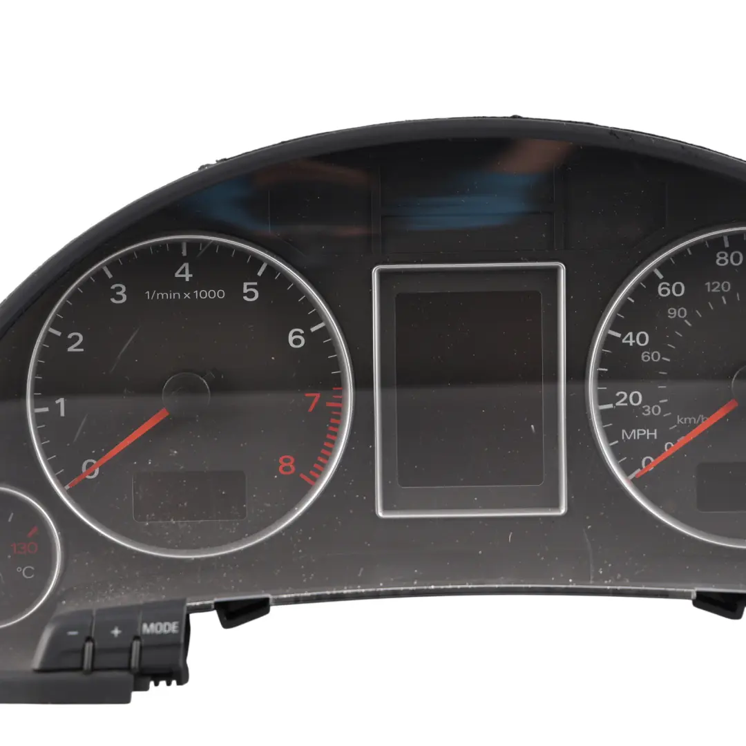Audi A4 B7 Speedometer Instrument Cluster 2.0 TFSI Petrol Manual - SKU RHD-8E0920982E - Part number 8E0920982E