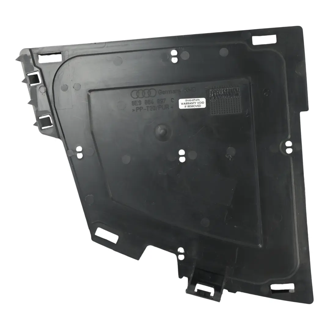 Audi A4 B7 Vano Bagagliaio Base Vassoio Inferiore Sinistro - SKU 8E9864897C - Numero di parte 8E9864897C
