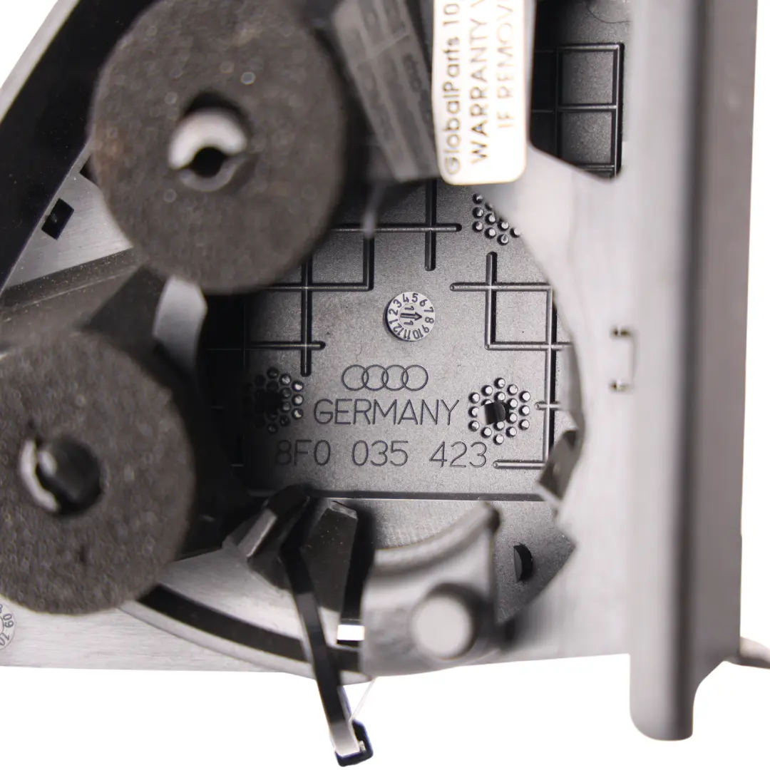 Audi A5 8T Front Door Tweeter Speaker Triangle Cover Black Left N/S - SKU 8F0035423 - Part number 8F0035423