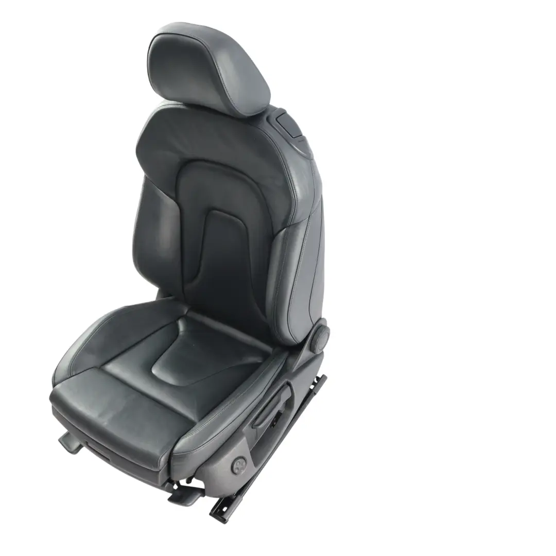 Audi A5 8F Cabrio Front Sport Seat Electric Heated Leather Black Left N/S - SKU 8F0881805H-1 - Part number 8F0881805H