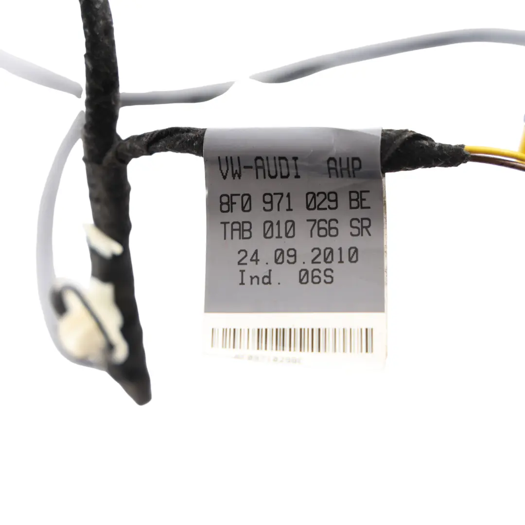 8F Cabriolet Front Door Wiring Loom Harness Driver Side 8F0971030BE to Audi A5 with Part number 8F0971029BE Audi A5 8F Cabriolet Front Door Wiring Loom Harness Driver Side 8F0971030BE - SKU 8F0971029BE - Part number 8F0971029BE