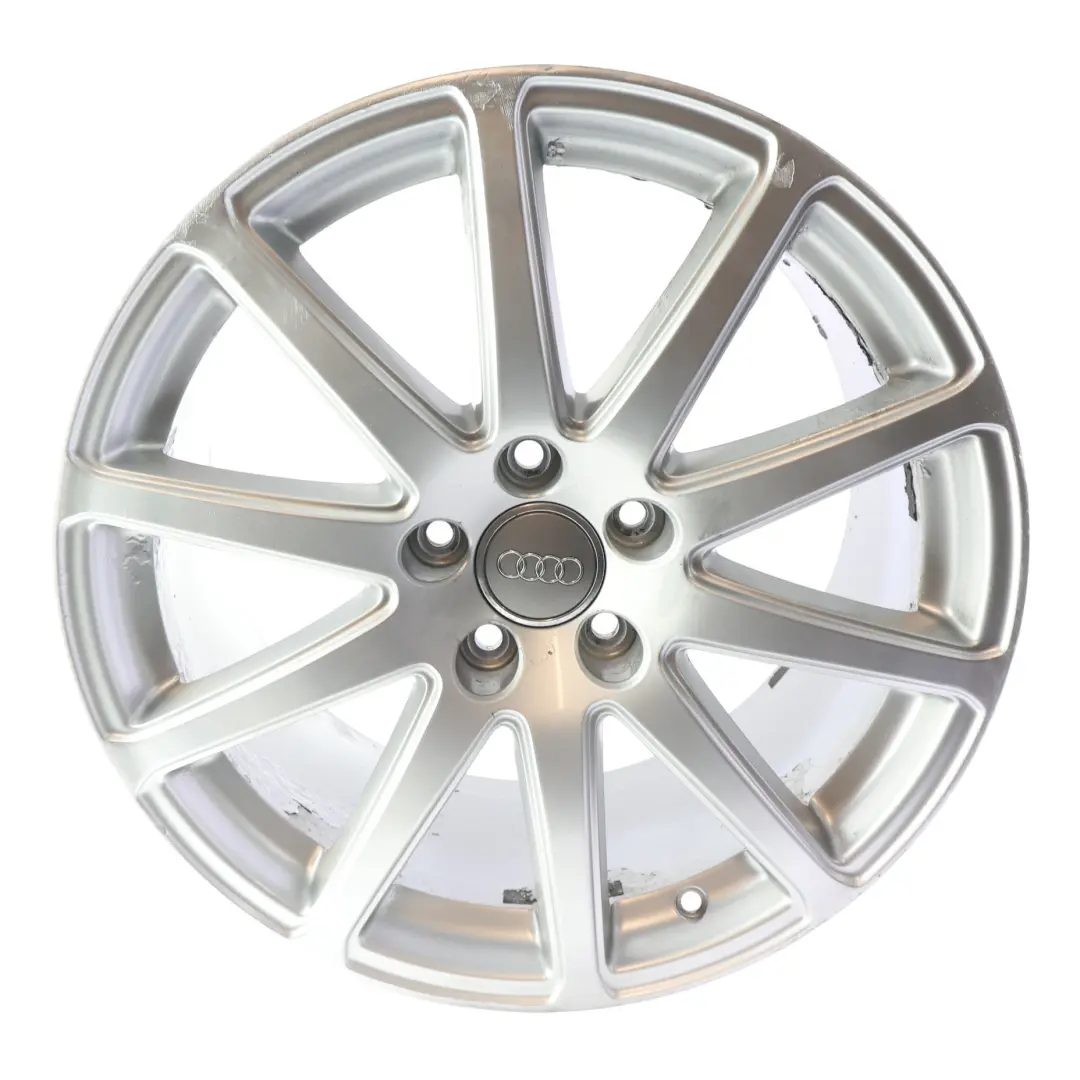 Llanta Aleación Plata 18" 9J ET:52 10 Radios para Audi TT 8J con número de pieza 8J0601025AA Audi TT 8J Llanta Aleación Plata 18" 9J ET:52 10 Radios - SKU 8J0601025AA-6 - Número de pieza 8J0601025AA