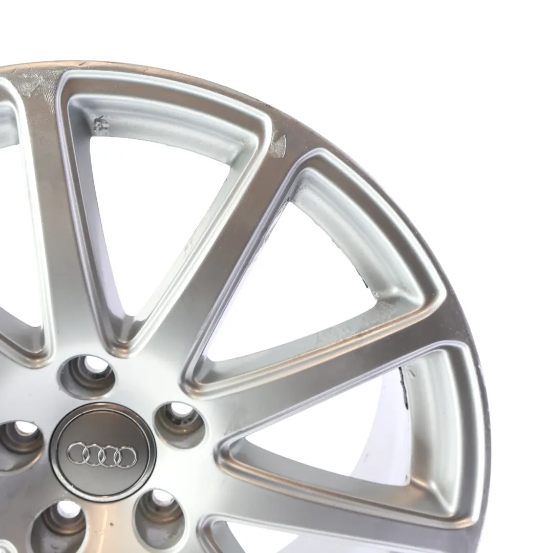 Llanta Aleación Plata 18" 9J ET:52 10 Radios para Audi TT 8J con número de pieza 8J0601025AA Audi TT 8J Llanta Aleación Plata 18" 9J ET:52 10 Radios - SKU 8J0601025AA-6 - Número de pieza 8J0601025AA