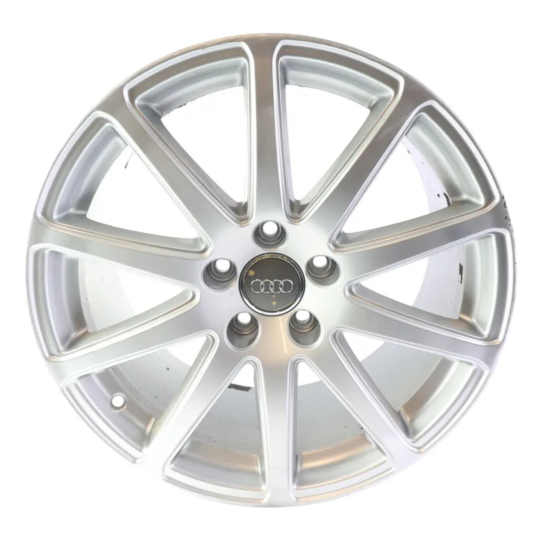 Llanta Aleación Plata 18" 9J ET:52 10 Radios para Audi TT 8J con número de pieza 8J0601025AA Audi TT 8J Llanta Aleación Plata 18" 9J ET:52 10 Radios - SKU 8J0601025AA-7 - Número de pieza 8J0601025AA