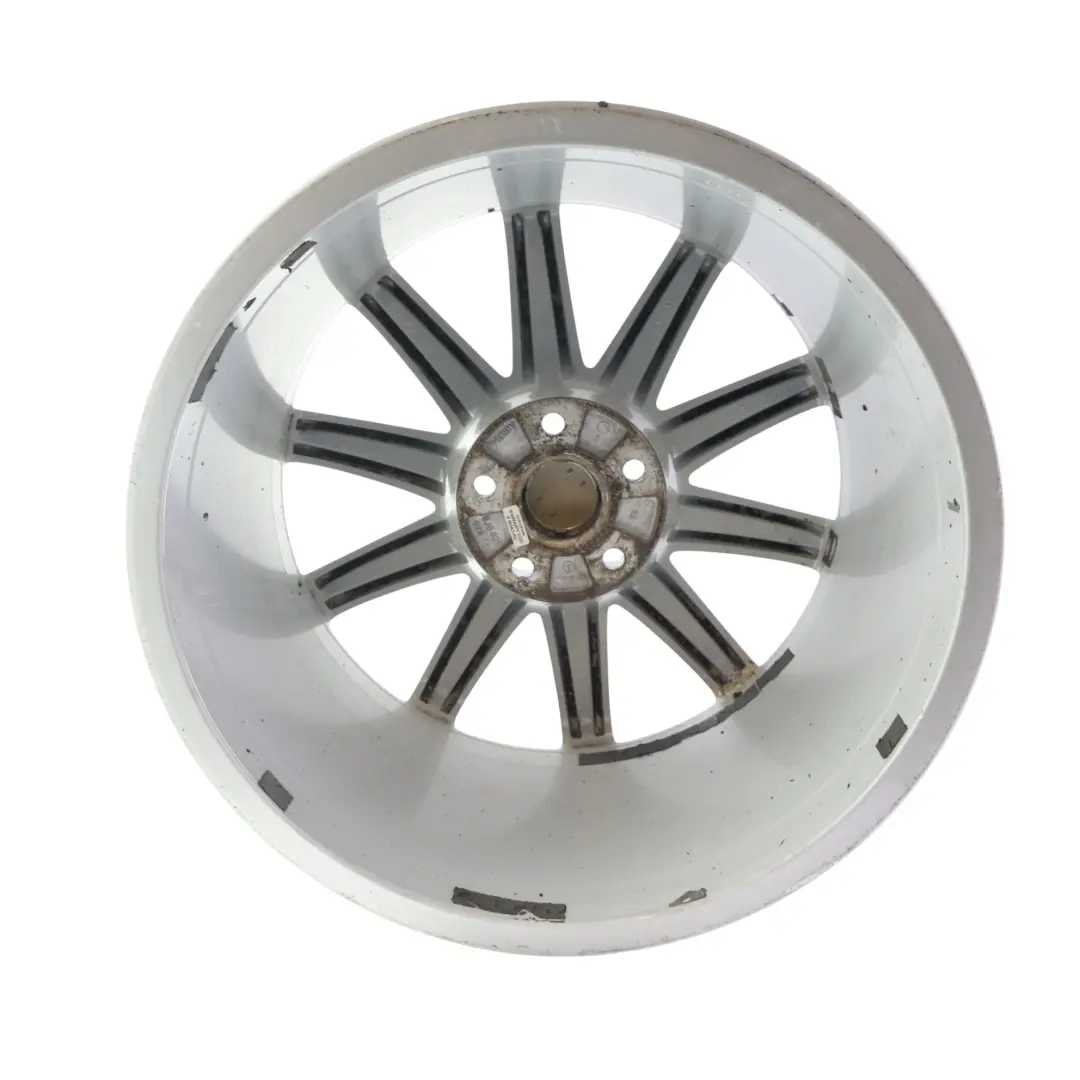 Audi TT 8J Llanta Aleación Plata 18" 9J ET:52 10 Radios - SKU 8J0601025AA-7 - Número de pieza 8J0601025AA