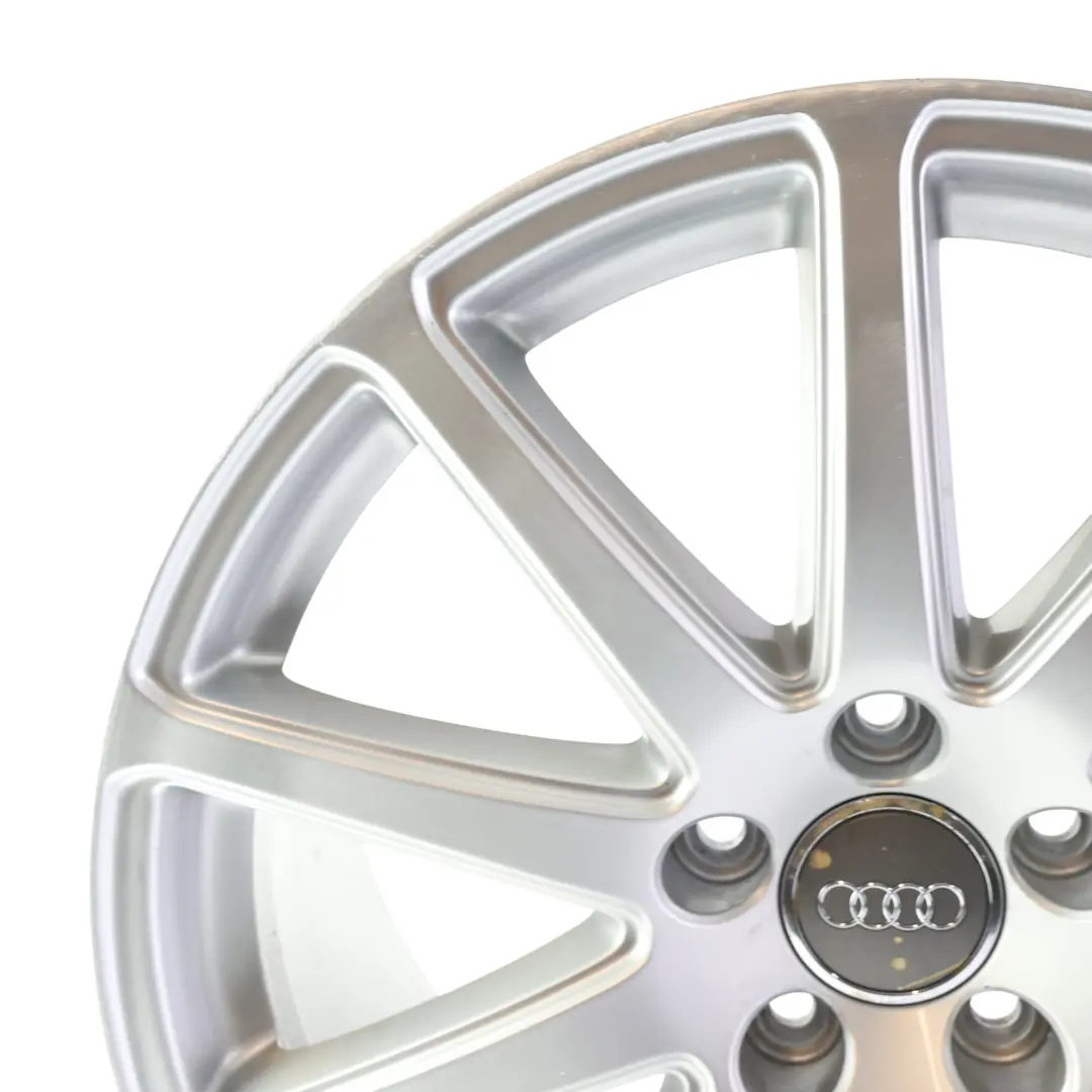 Jante Alliage Argent 18" 9J ET:52 10-Branches pour Audi TT 8J à propos du numéro de pièce 8J0601025AA Audi TT 8J Jante Alliage Argent 18" 9J ET:52 10-Branches - SKU 8J0601025AA-7 - Numéro de pièce 8J0601025AA