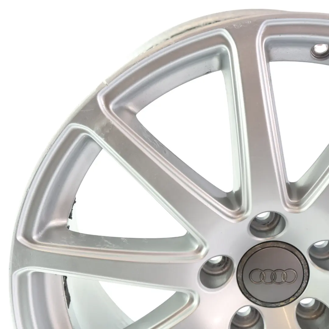 Audi TT 8J Dwukolorowa Felga Aluminiowa 18" 9J ET52 10-Ramienna - SKU 8J0601025AA-8 - Numer Części 8J0601025AA