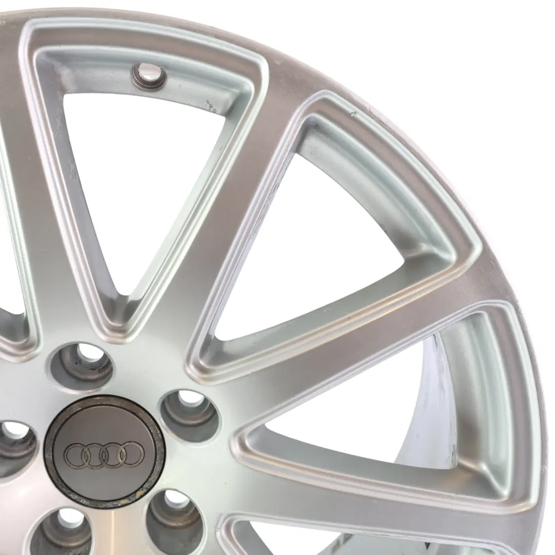Audi TT 8J Bicolor Wheel Alloy Rim 18" 9J ET:52 10-Spoke - SKU 8J0601025AA-8 - Part number 8J0601025AA