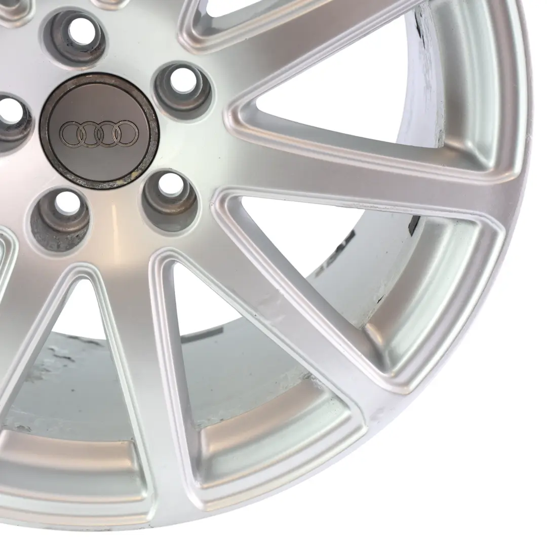 Audi TT 8J Bicolor Wheel Alloy Rim 18" 9J ET:52 10-Spoke - SKU 8J0601025AA-8 - Part number 8J0601025AA