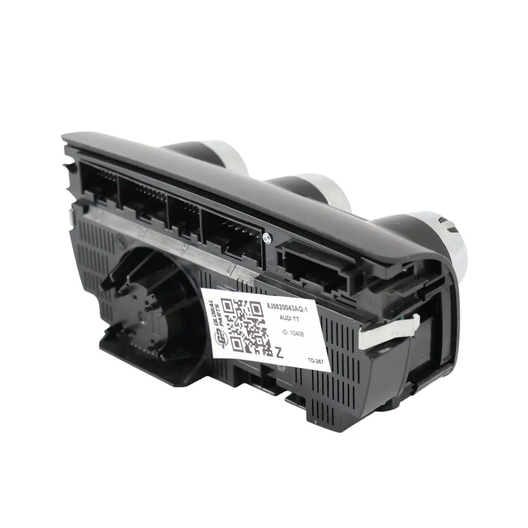 Conditioning A/C Climate Control Heater Switch Panel to Audi TT 8J Air with Part number 8J0820043AQ Audi TT 8J Air Conditioning A/C Climate Control Heater Switch Panel - SKU 8J0820043AQ-1 - Part number 8J0820043AQ
