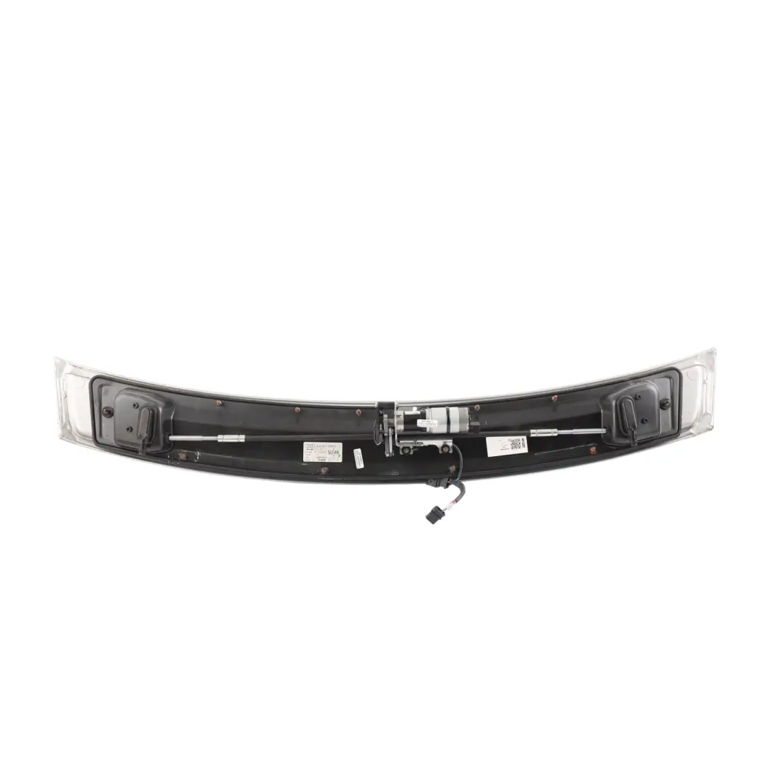Spoiler Electric Active Spoiler Flap Ice Silver X7W to Audi TT 8J Rear with Part number 8J0827948E Audi TT 8J Rear Spoiler Electric Active Spoiler Flap Ice Silver X7W - SKU 8J0827948E-ICS - Part number 8J0827948E