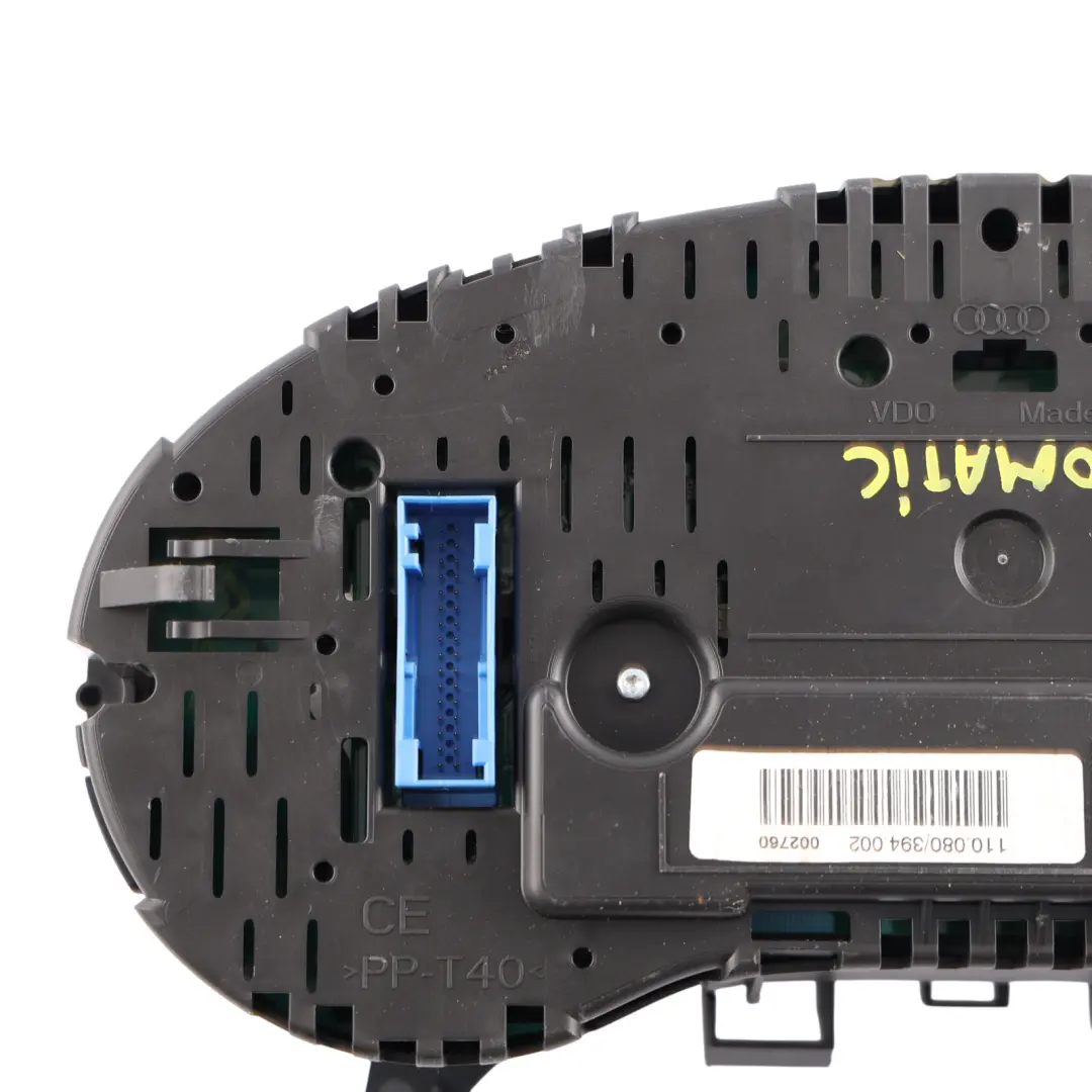 Instrument Cluster Speedo Meter Clocks Petrol Automatic to Audi TT 8J with Part number 8J0920980A Audi TT 8J Instrument Cluster Speedo Meter Clocks Petrol Automatic - SKU 8J0920980A - Part number 8J0920980A