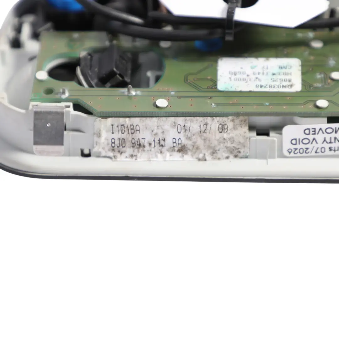 Audi TT 8J Interior Light Panel Roof Reading Lamp Panel Cover - SKU 8J0947111BA - Part number 8J0947111BA