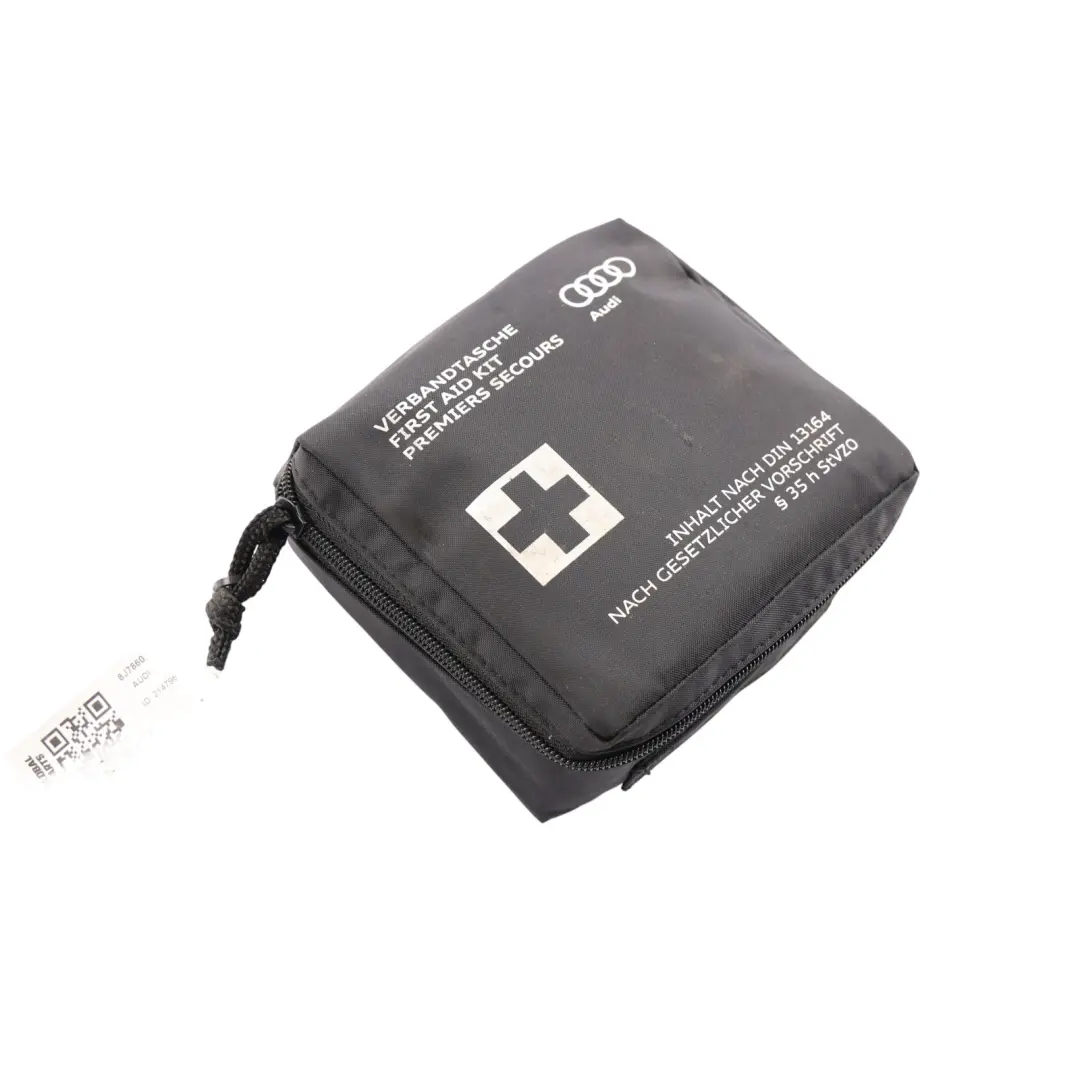 Universal First Aid Emergency Medical Kit Black Pouch to Audi with Part number 8J7860282 Audi Universal First Aid Emergency Medical Kit Black Pouch - SKU 8J7860282 - Part number 8J7860282